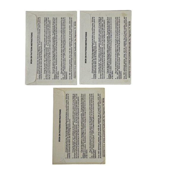 Pretty Punch Hot Iron Transfer Pattern Punch Embroidery Animals Panda Kangaroo - Picture 5 of 5